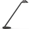 Skrivbordslampa Unilux Jack LED, dimbar, USB-port, svart