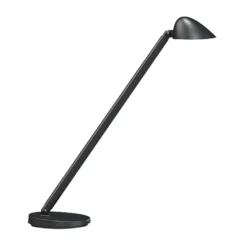 Skrivbordslampa Unilux Jack LED, dimbar, USB-port, svart