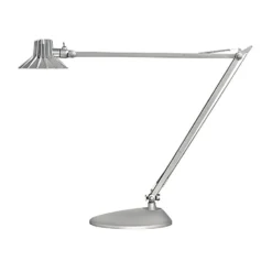 Skrivbordslampa Unilux Senza 2 LED, 500 lumen, touch-dimmer, silver
