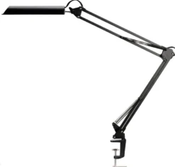 Skrivbordslampa Unilux Swingo LED 2.0, svart, 8W, 3500 K