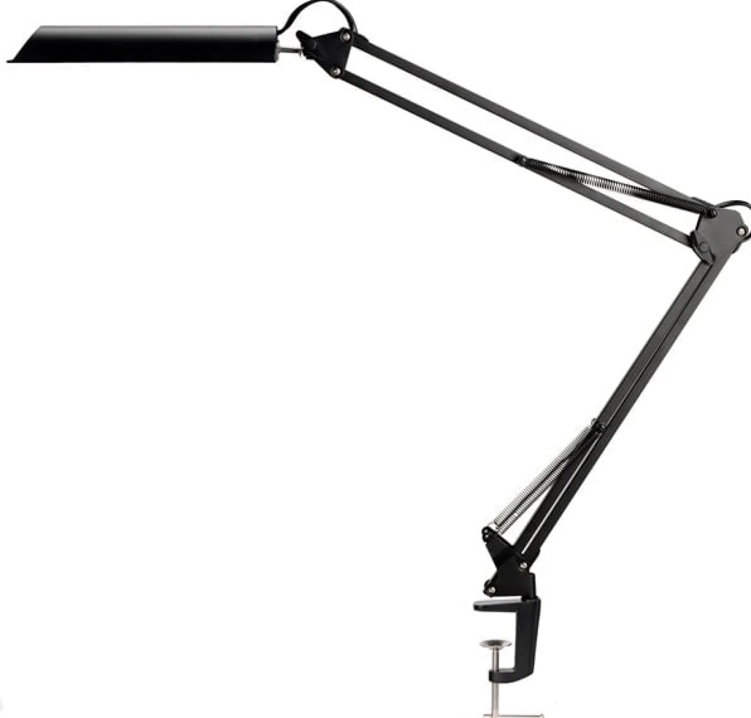 Skrivbordslampa Unilux Swingo LED 2.0, svart, 8W, 3500 K
