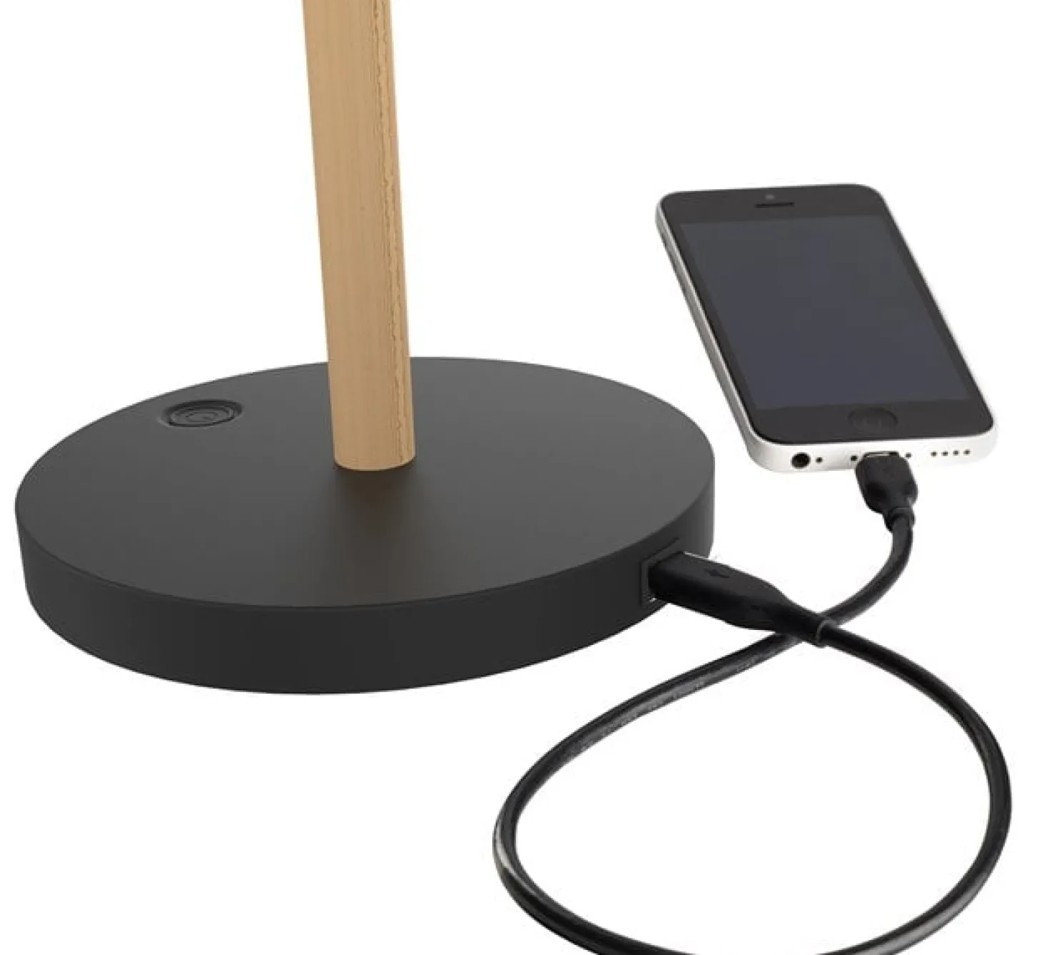 Skrivbordslampa Unilux Vicky LED, vit, dimbar, USB-port