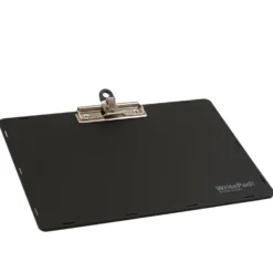 Skrivplatta Keba WritePad A4L liggande, svart, pennhållare