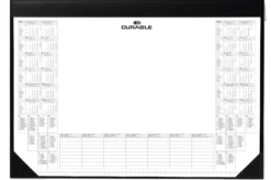 Skrivunderlägg Durable med kalenderblock, 59 x 42 cm, 2-års översikt