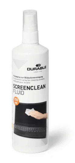 Skärmrengöring Durable Screenclean Fluid, sprayflaska, 250 ml