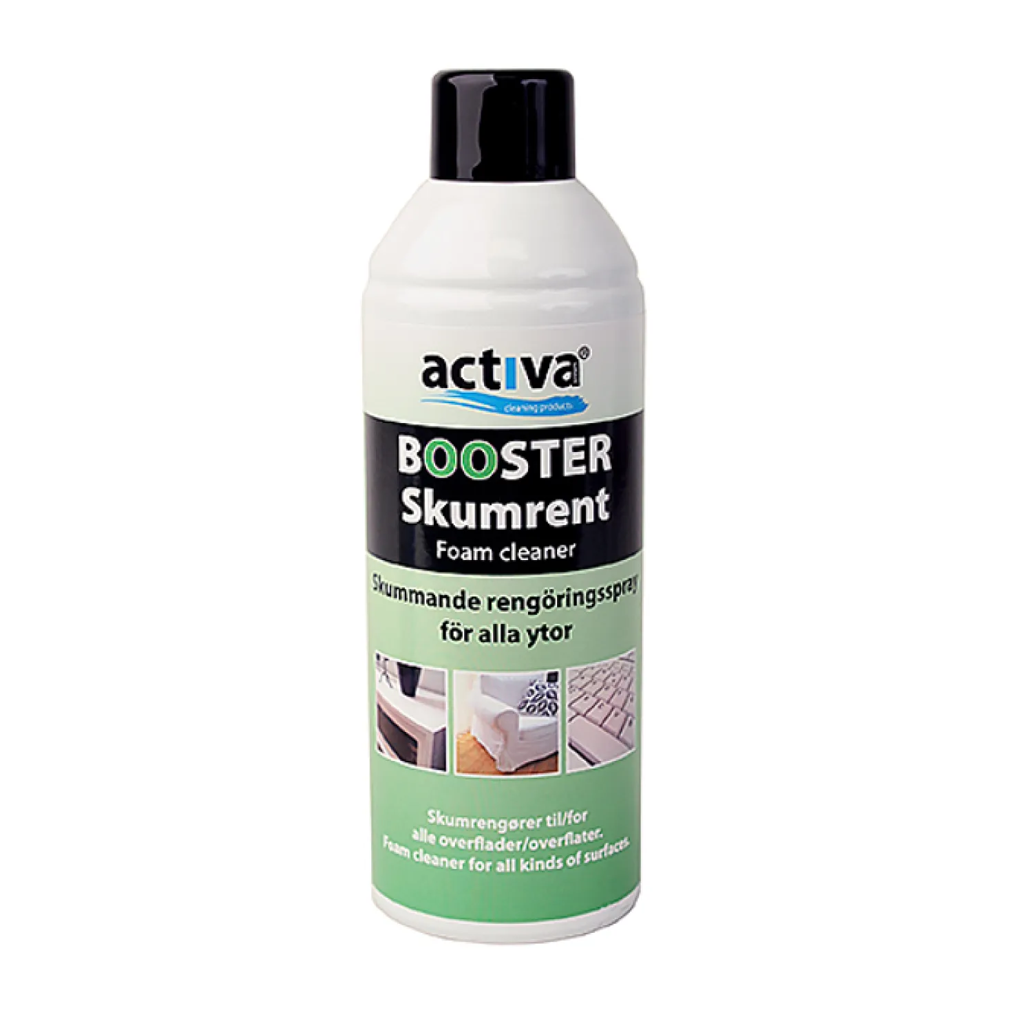Skumrengöring Activa Booster Allrengöring, aerosol, 520 ml