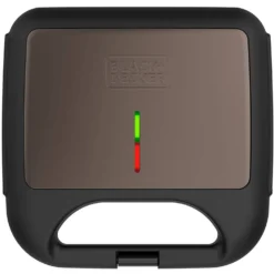 Smörgåsgrill BlackDecker Classic, nonstick, 750W, 2 smörgåsar
