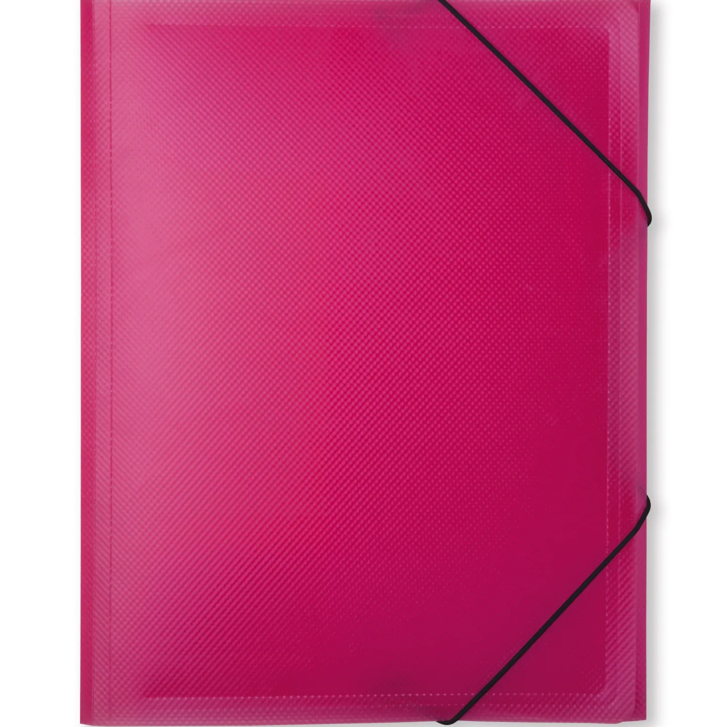 Snoddmapp Docusmart A4, rosa, tre klaffar, polypropylen