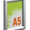 Snäppram Durable Aluminium A5, silver, 25 mm profil