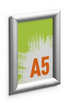Snäppram Durable Aluminium A5, silver, 25 mm profil