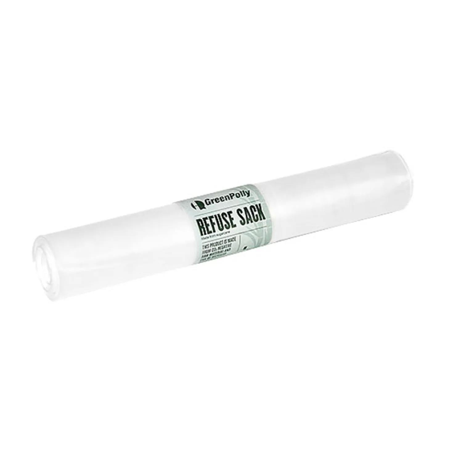 Sopsäck BioBag GreenPolly Transparent, 160L, 45my per rulle