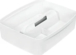 Sorteringsfack Leitz MyBox Medium, vit, livsmedelsgodkänd