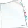 Sorteringsmapp Durable 3-delad A4, transparent, 5 st/fp