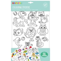 Stickers att färglägga Playbox, 10 ark