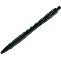 Stiftpenna BNT Office 0,7 mm, svart, gummerat grepp