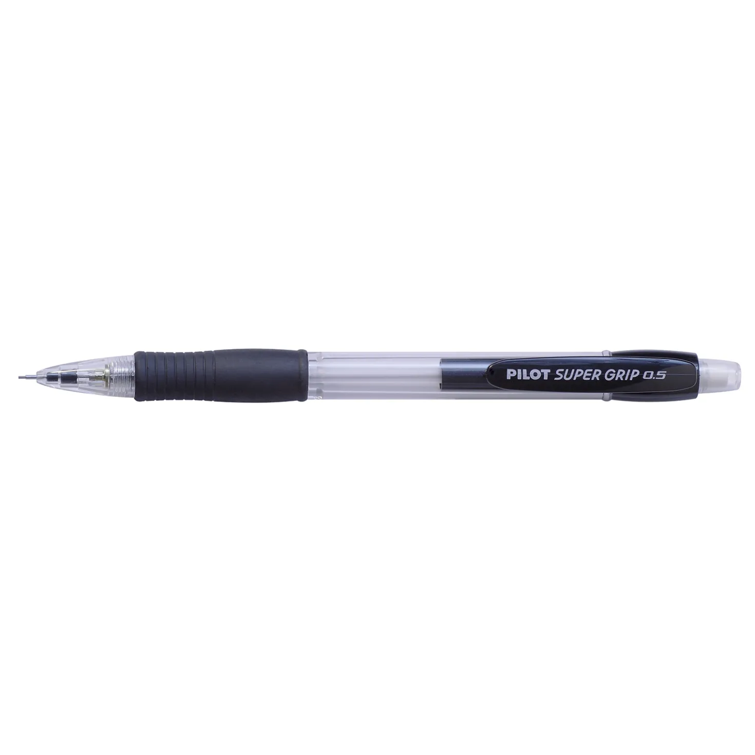 Stiftpenna Pilot Super Grip 0,5 mm, svart, ergonomiskt grepp