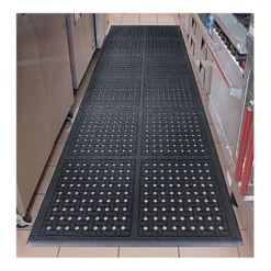 Ståmatta Comfort Flow Antibakteriell, nitrilgummi, 83x140 cm, svart