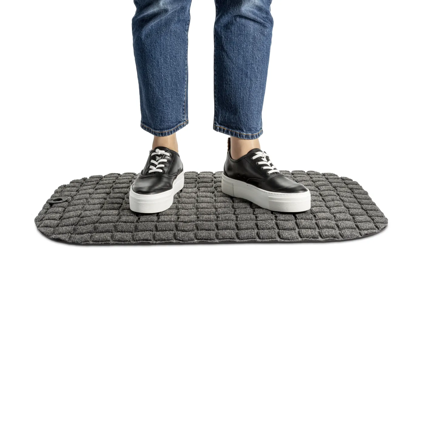 Ståmatta StandUp Brick Free Ergonomisk, svart, 78x54 cm