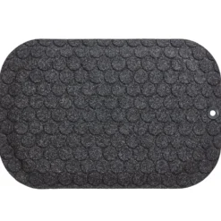 Ståmatta StandUp Circle Ergonomisk, svart, 53x77cm