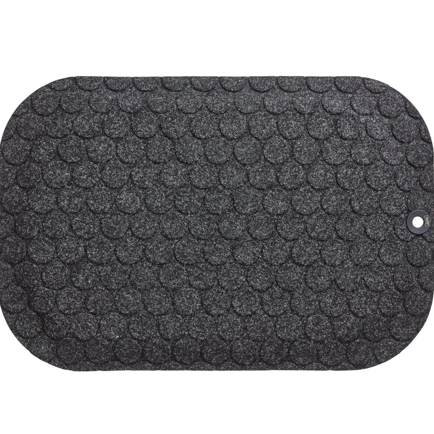Ståmatta StandUp Circle Ergonomisk, svart, 53x77cm