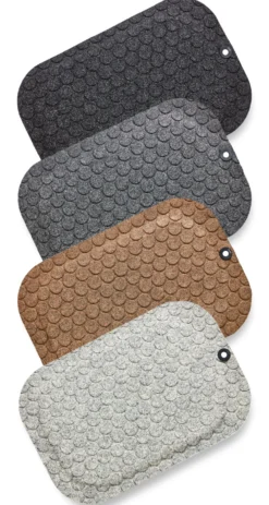 Ståmatta StandUp Circle Ergonomisk, svart, 53x77cm