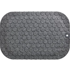 Ståmatta StandUp Circle, grå, 53x77 cm, antistatisk