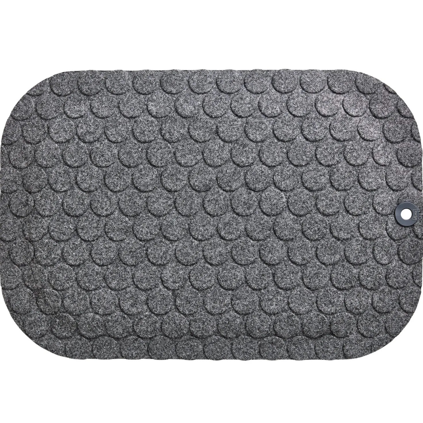 Ståmatta StandUp Circle, grå, 53x77 cm, antistatisk