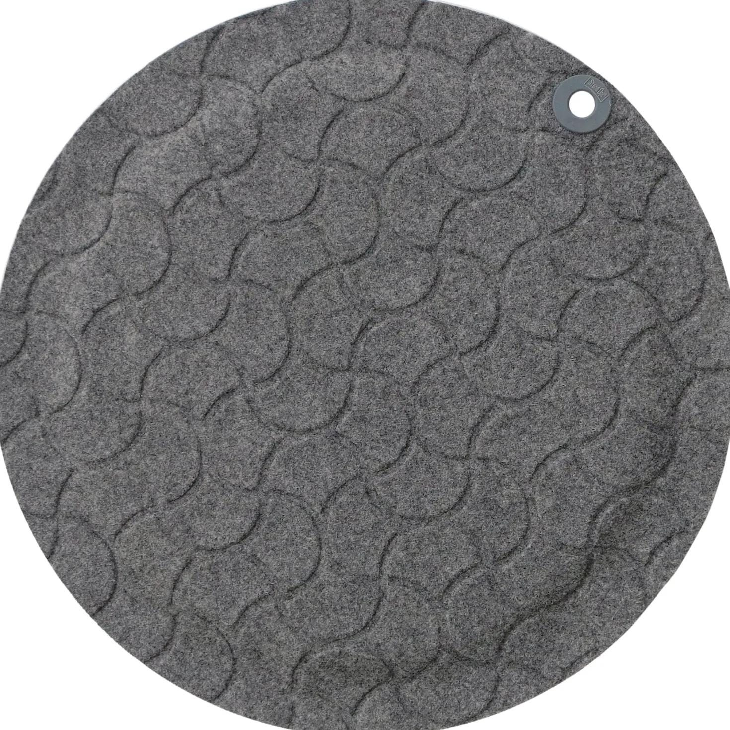 Ståmatta StandUp Round Ergonomisk, grå, 56 cm diameter