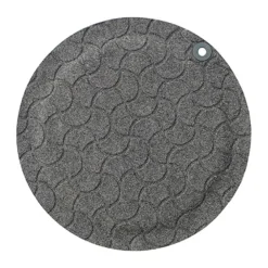 Ståmatta StandUp Round Ergonomisk, grå, 56 cm diameter