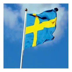 Svensk Flagga Polyester 240 cm, för flaggstång 9–10 m