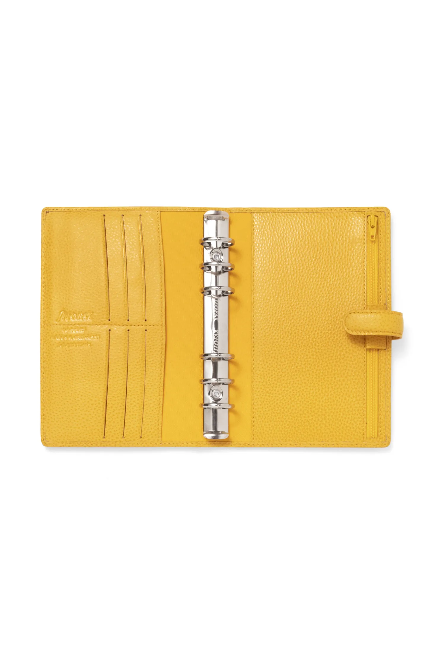 Systemkalender Filofax Finsbury Personal, gul, läder