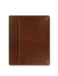 Systemkalender Filofax Lockwood A5 Zip, cognac, dragkedja