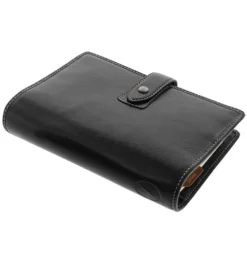 Systemkalender Filofax Malden Personal, svart, premiumläder