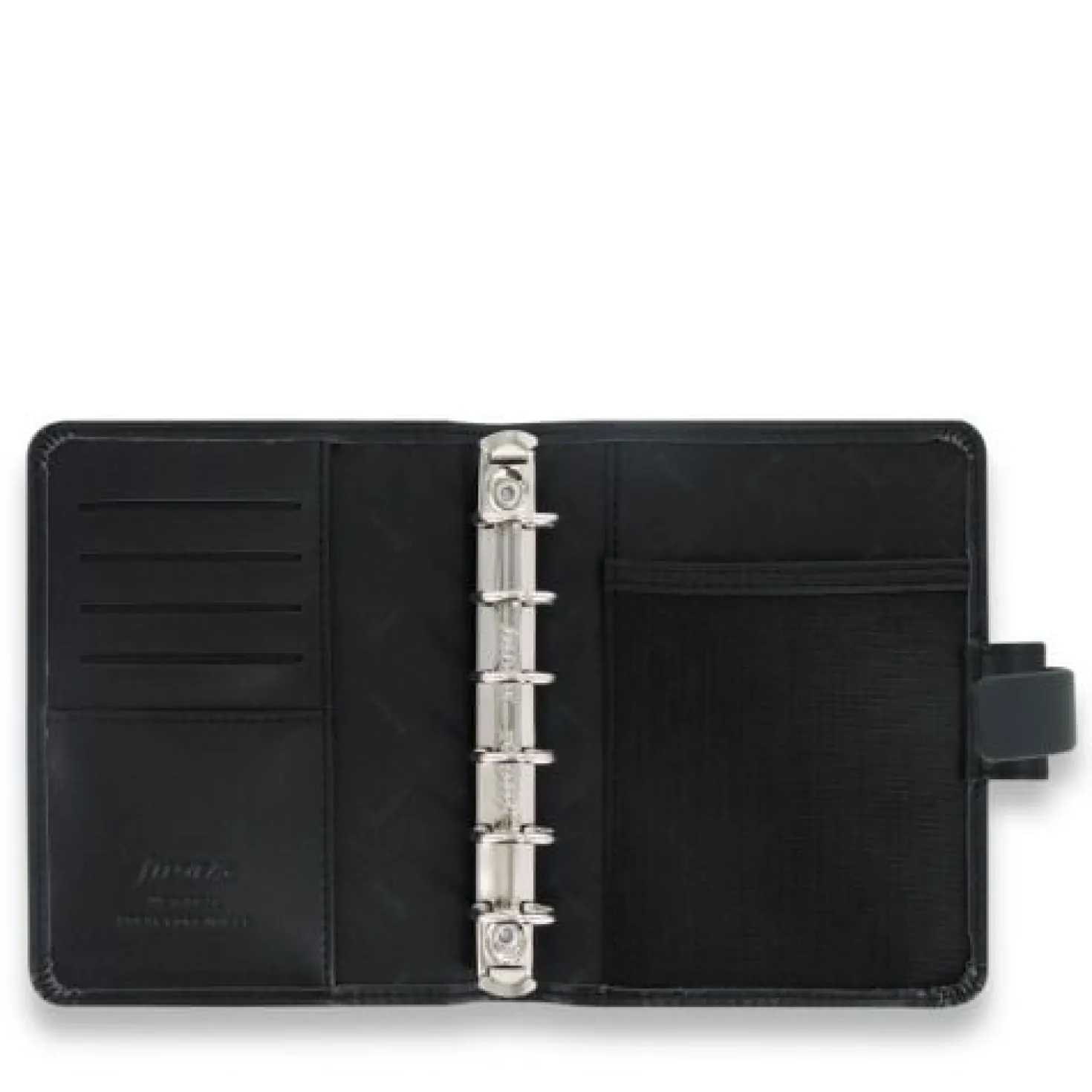 Systemkalender Filofax Metropol Pocket, svart, 19mm ringar
