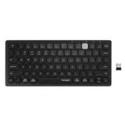 Tangentbord Kensington Dual Compact, trådlöst, Bluetooth, 3 enheter