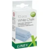 Tavelkritor Linex CCCHW10, vita, dammfria, 10 st