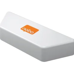 Taveltorkare Nobo för Glaswhiteboard, magnetisk, dubbelsidig, vit