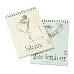 Teckningsblock Bngers A4 135g, spiralbundet, 40 blad