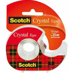 Tejphållare Scotch Crystal, kristallklar, 12mm x 10m