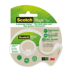 Tejphållare Scotch 900 med dokumenttejp, 19mm x 20m