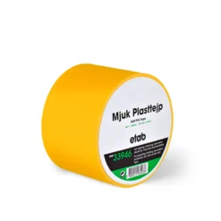 Tejp mjuk PVC Etab, gul, 50 mm x 20 m