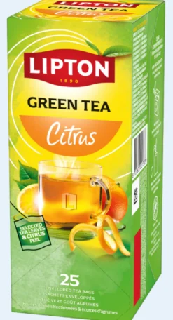 Te Lipton Green tea Citrus 25/fp