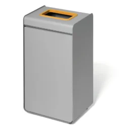 Återvinningskärl Durable DURASORT® Gul, 55L, metall