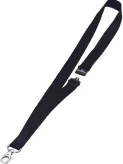 Textilhalsband Durable med karbinhake och säkerhetslås, 20 mm