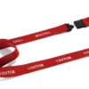 Textilhalsband Durable VISITOR med säkerhetslås, 20 mm
