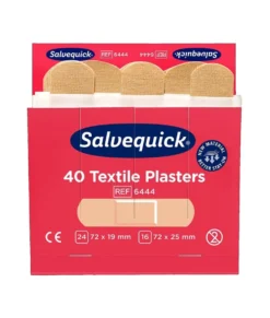 Textilplåster Refill Salvequick 6444, 6 kassetter, 240 st
