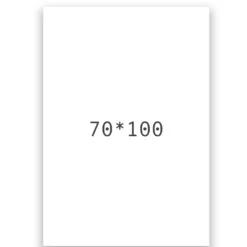 Textkartong vit dubbelsidig 70x100cm, 270 g/m², 5 ark