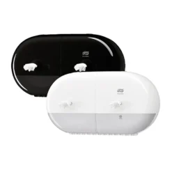 Toalettpappersdispenser Tork T9 SmartOne Mini Twin, svart, 2 rullar