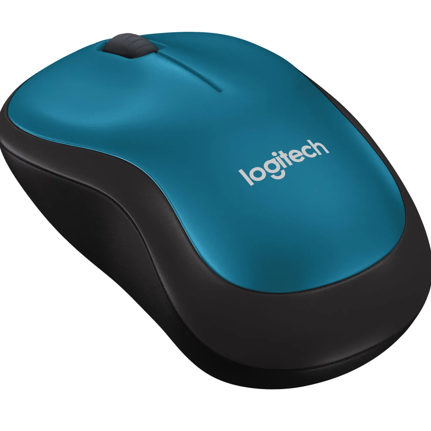 Trådlös mus Logitech M185, blå, 2.4 GHz, 1000 DPI
