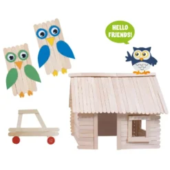 Träpinnar Playbox Glasspinneform